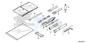 TRX680FAH Europe Direct - (ED) drawing TOOL