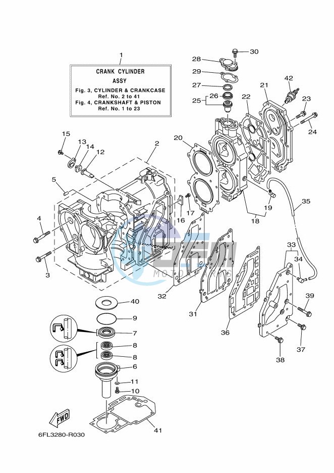 CYLINDER--CRANKCASE