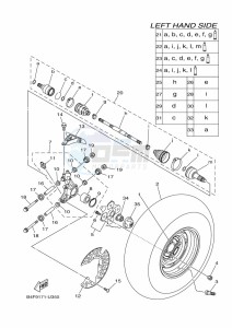 YFM700FWAD (BFE4) drawing REAR WHEEL