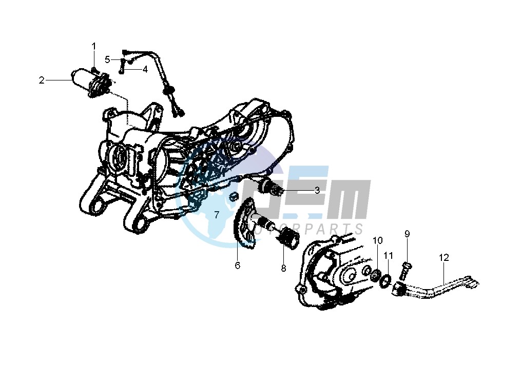 Starting motor