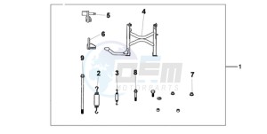 XL1000V9 Europe Direct - (ED) drawing MAIN STAND