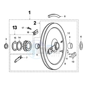 VOGUE LEA BE drawing DRIVE PULLEY