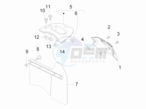 LX 150 4T ie E3 Vietnam drawing Rear cover - Splash guard