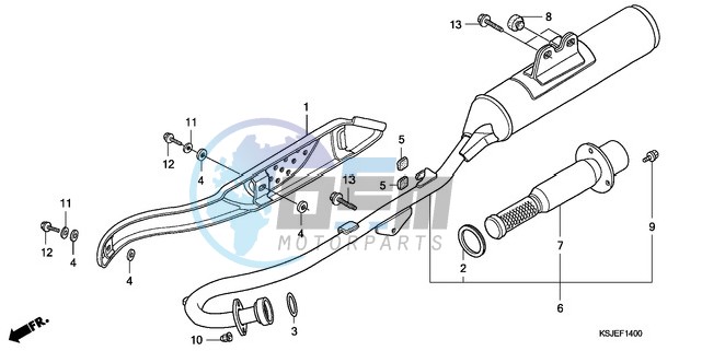 EXHAUST MUFFLER