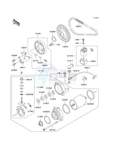 EN 500 C [VULCAN 500 LTD] (C6F-C9F) C6F drawing STARTER MOTOR