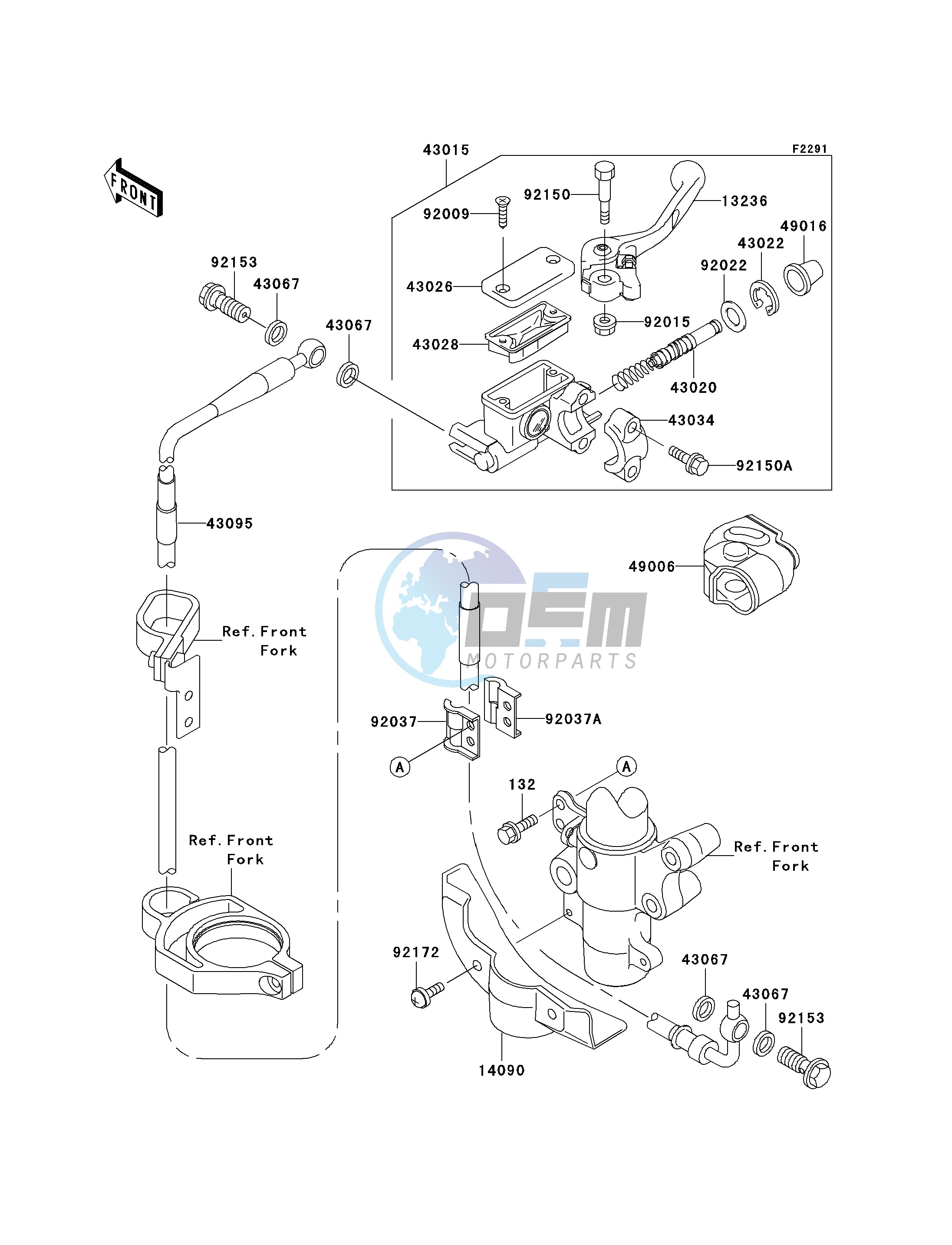 FRONT MASTER CYLINDER