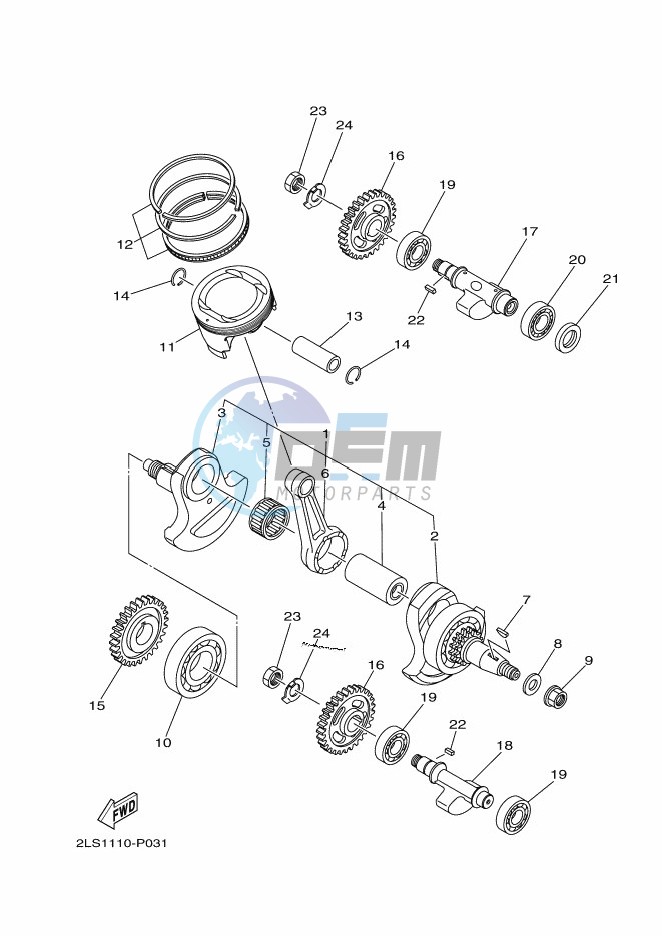 CRANKSHAFT & PISTON