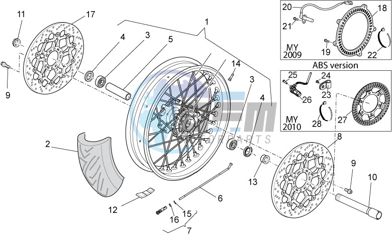 Front wheel