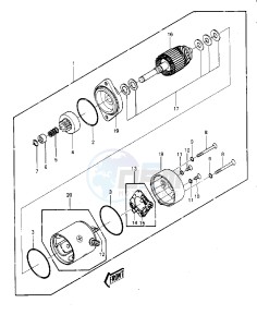 JS 440 A [JS440] (A9-A10) [JS440] drawing STARTER MOTOR -- 84-86 JS440-A8_A9_A10- -