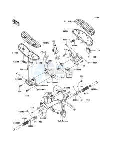 VN900 CLASSIC VN900BEFA GB XX (EU ME A(FRICA) drawing Footrests