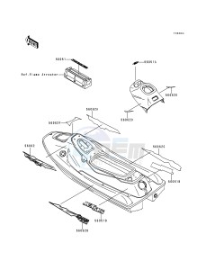 JH 750 G [XI SPORT] (G1-G2) [XI SPORT] drawing DECALS-- JH750-G2- -