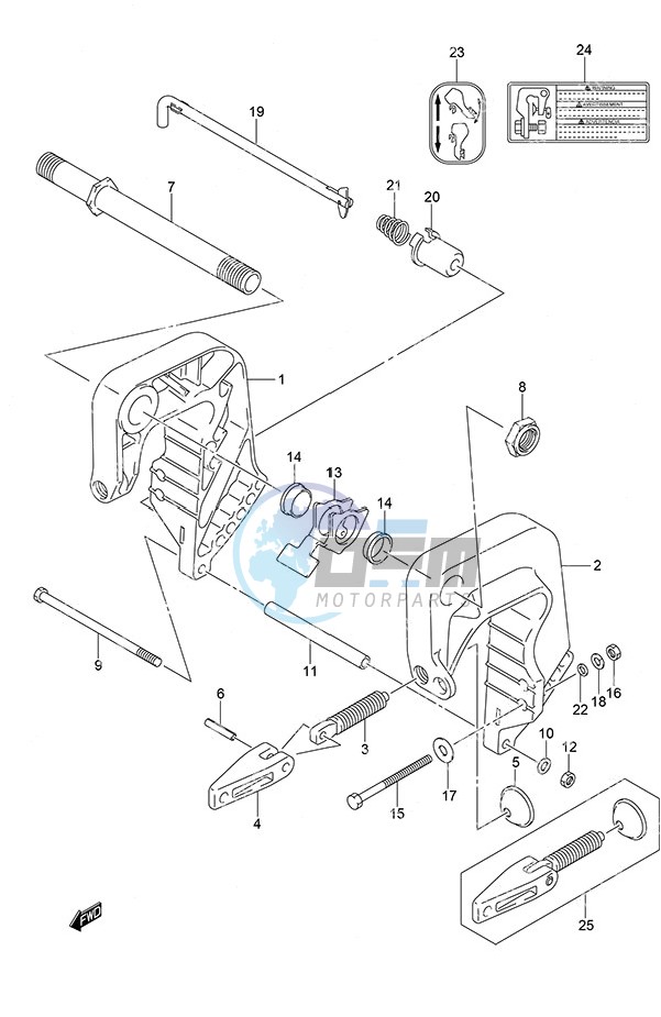 Clamp Bracket Remote Control