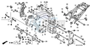 CB600F9 UK - (E / MKH) drawing FRAME BODY