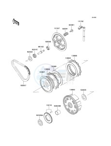 EN 500 C [VULCAN 500 LTD] (C6F-C9F) C8F drawing CLUTCH