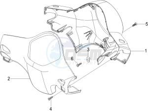 LX 50 4T drawing Handlebars coverages