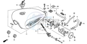 VT600CD drawing FUEL TANK (2)