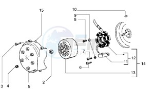 DNA 50 drawing Flywheel magneto