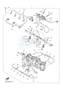 YBR125E (42PK) drawing INTAKE 2