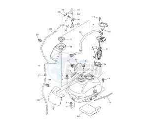 XP T-MAX 530 drawing FUEL TANK