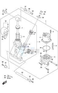 DF 200AP drawing Trim Cylinder