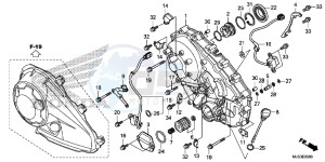 NC750JF Vultus - NC750J Europe Direct - (ED) drawing RIGHT CRANKCASE COVER