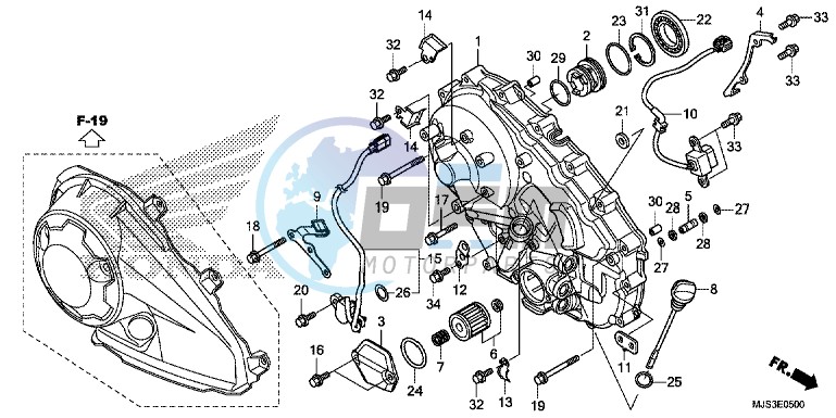 RIGHT CRANKCASE COVER