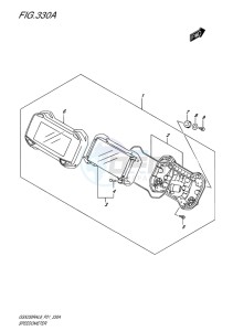 GSX-250 RA drawing SPEEDOMETER