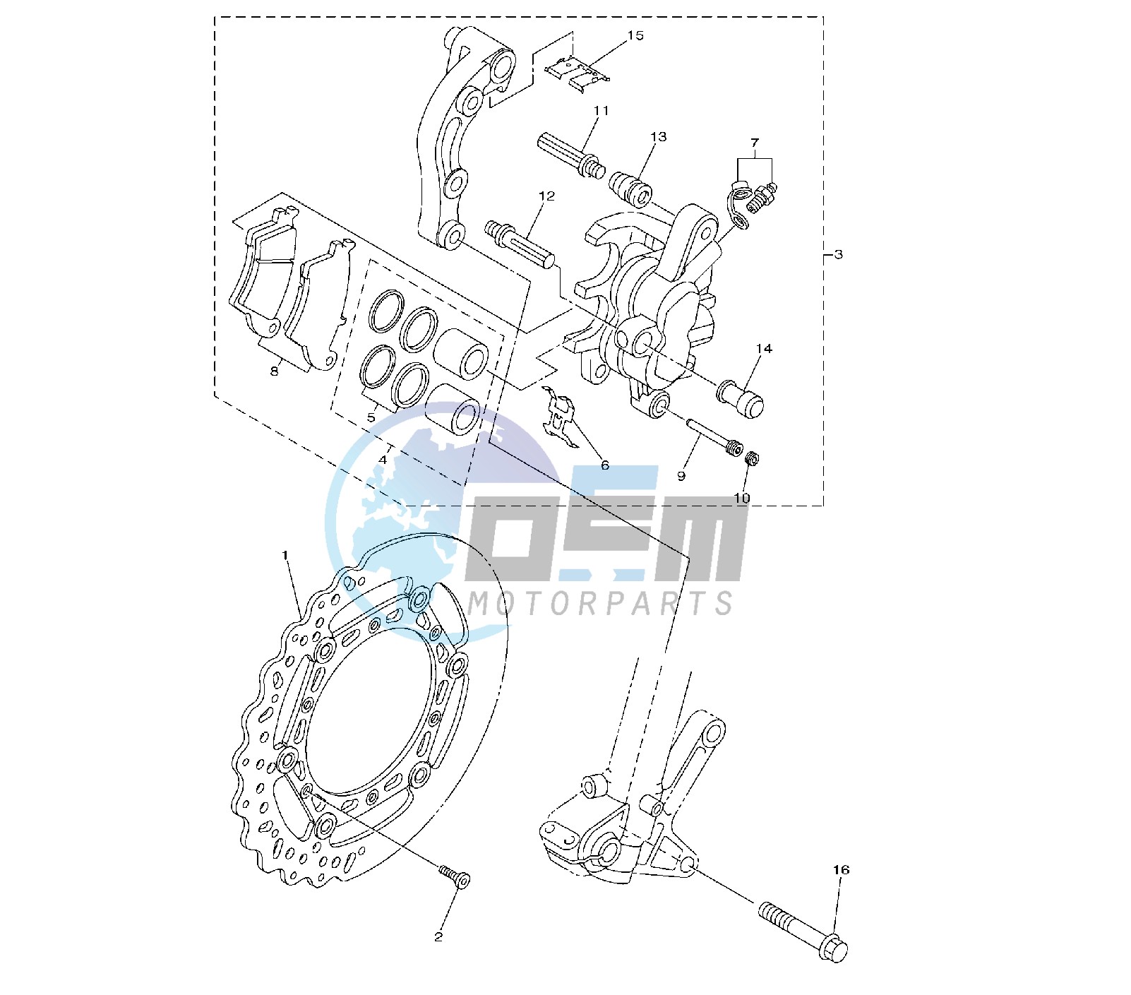 FRONT BRAKE CALIPER