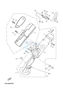 YN50 OVETTO (2APJ 2APJ) drawing EXHAUST