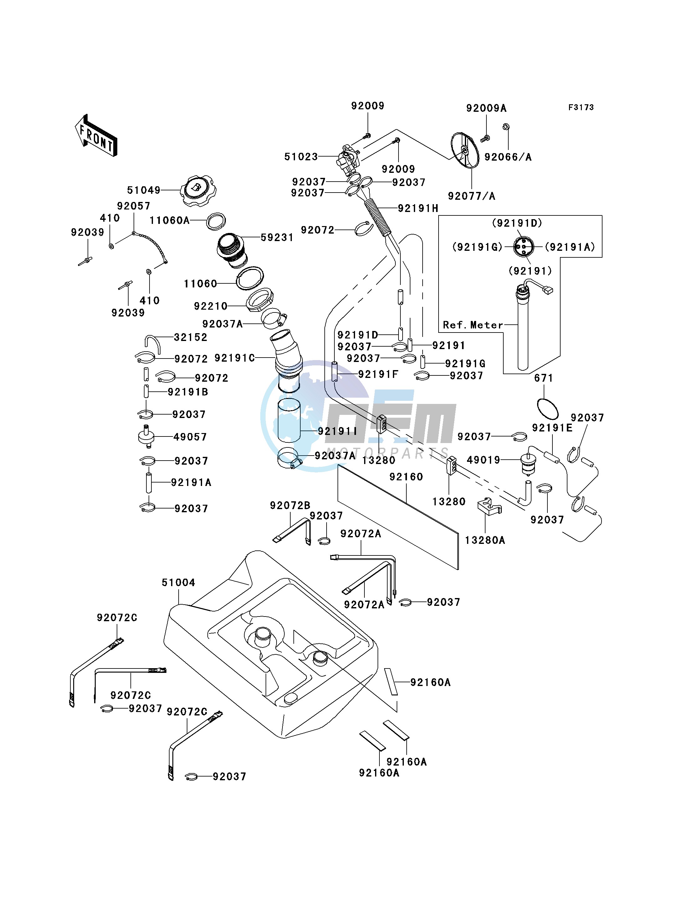 FUEL TANK-- JH1200-A1_A2_A3- -