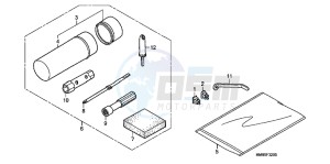 TRX250TEB drawing TOOLS