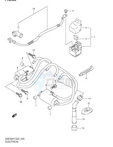 GSF600 (E2) Bandit drawing ELECTRICAL