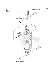 NINJA_ZX-6R ZX600P7F FR GB XX (EU ME A(FRICA) drawing Shock Absorber(s)