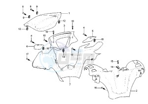 X9 125 drawing Handlebar covers