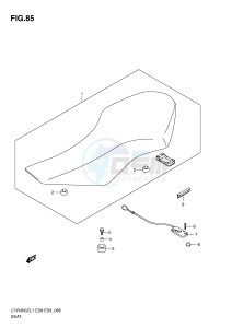 LT-R450 (E28-E33) drawing SEAT (LT-R450L1 E33)