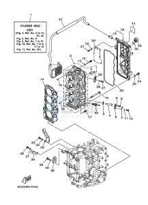 FT60D drawing CYLINDER--CRANKCASE-2