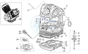 V7 II Stone ABS 750 drawing Crank-case