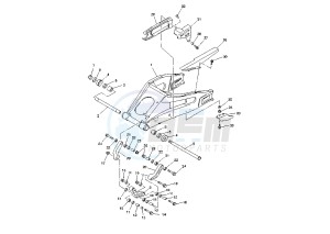 YZF R7 OW02 750 drawing REAR ARM