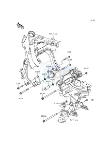 ER-6F_ABS EX650FGF XX (EU ME A(FRICA) drawing Engine Mount