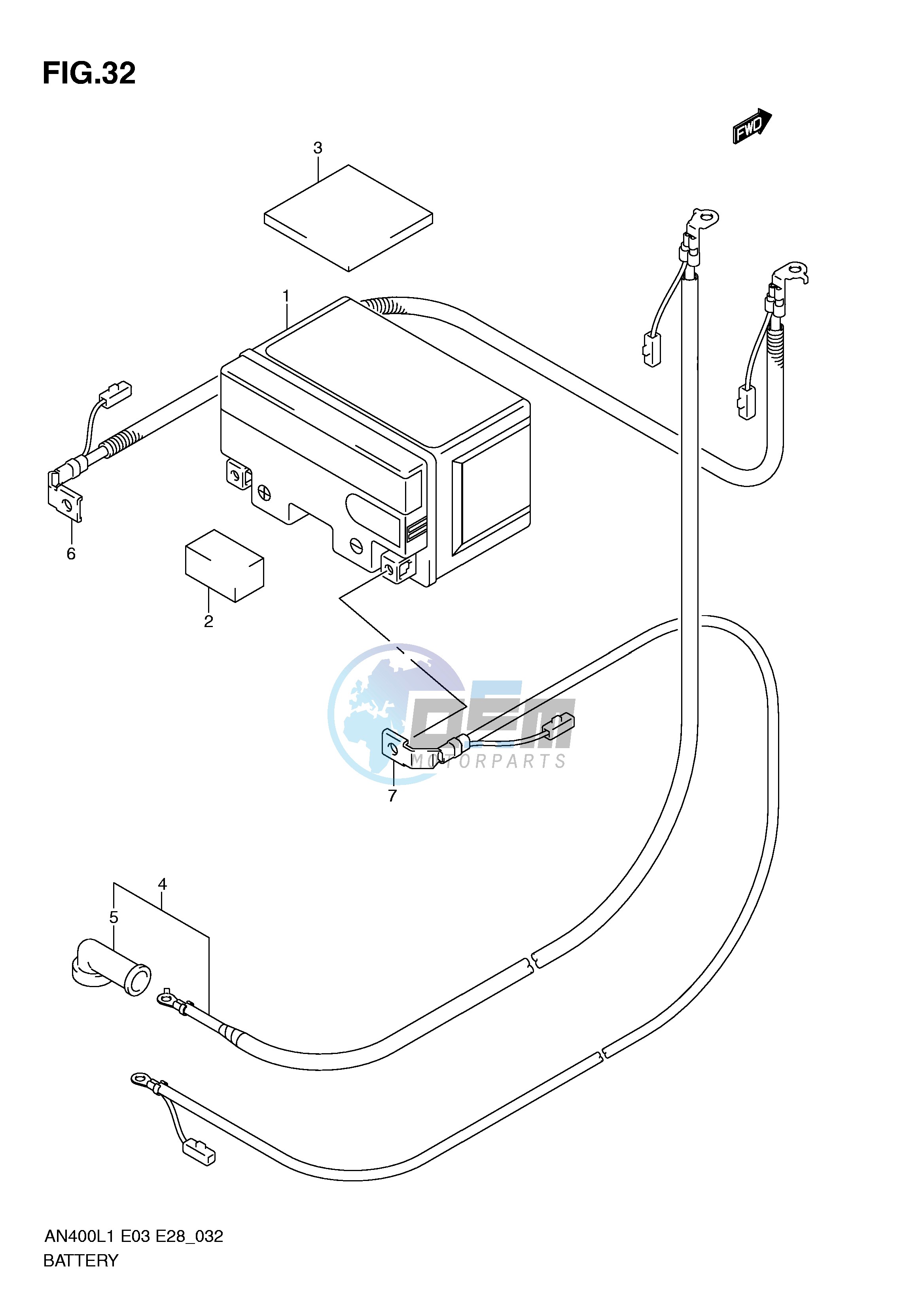 BATTERY (AN400ZAL1 E28)