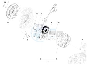 SPRINT 150 4T 3V IE ABS E3 (NAFTA) drawing Flywheel magneto