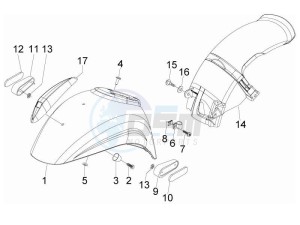 S 150 4T 2V E3 Taiwan drawing Wheel housing - Mudguard