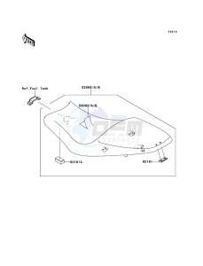 ER-6f ABS EX650B7F GB XX (EU ME A(FRICA) drawing Seat