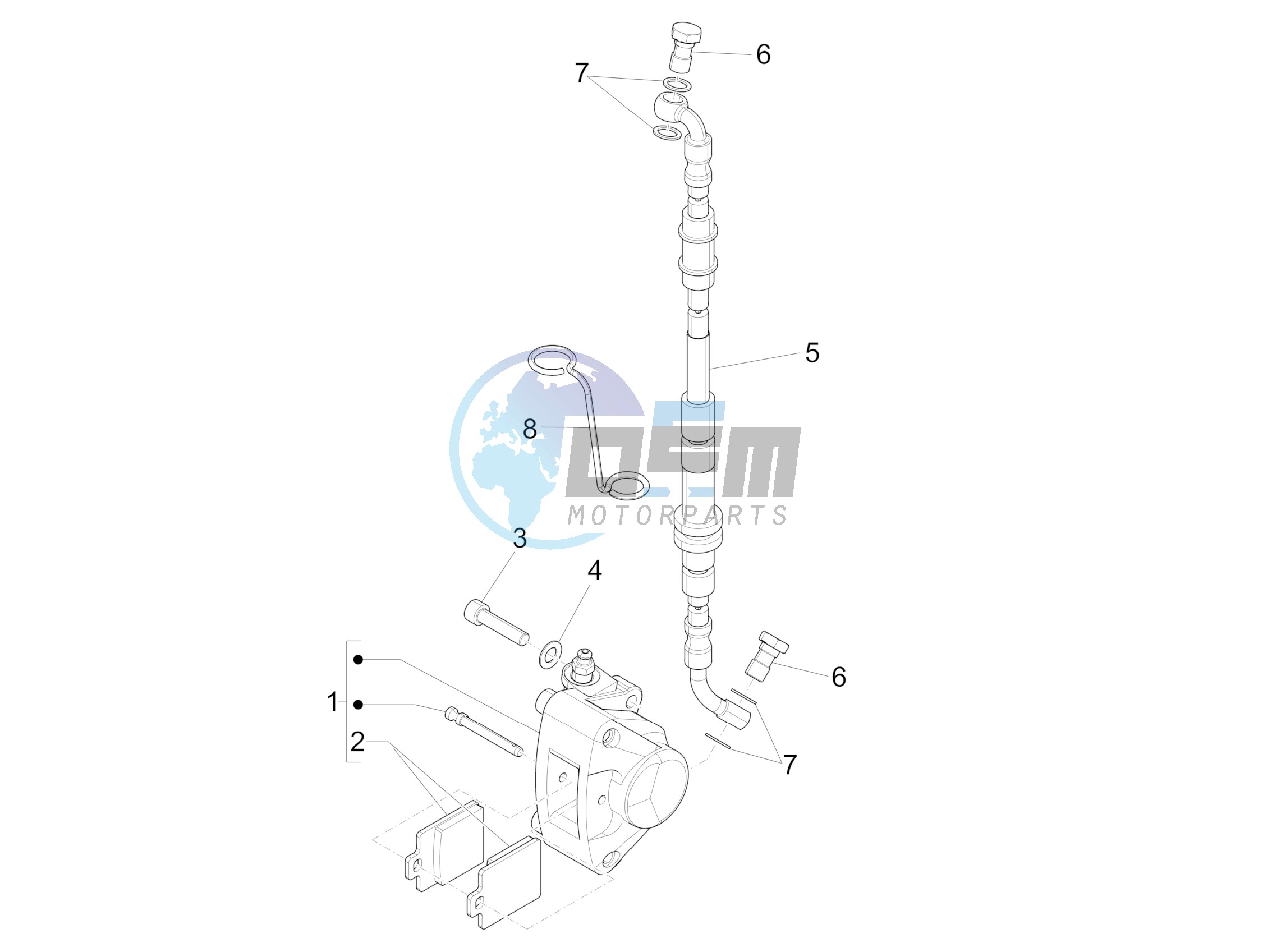 Brakes pipes - Calipers