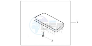 GL18009 Australia - (U / AB NAV) drawing TRUNK VANITY MIRR