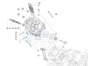 VX-VXL-SXL 150 4T 3V drawing Head unit - Valve