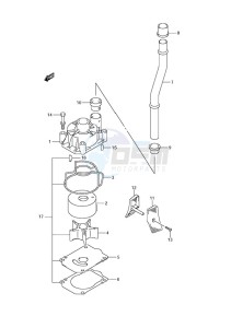 DF 150 drawing Water Pump