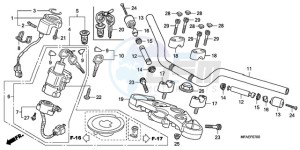 CBF1000TA UK - (E / ABS MKH) drawing HANDLE PIPE/TOP BRIDGE