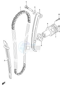 GZ250 (K3) drawing GASKET