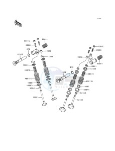 EX 500 A [EX500] (A4-A7) [EX500] drawing ROCKER ARMS_VALVES